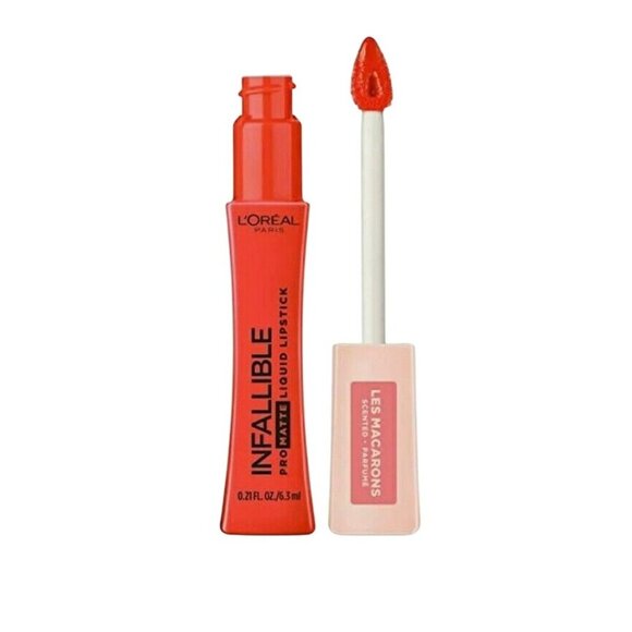 Loreal Paris Makeup Infallible Pro Liquid Lipstick Mademoiselle Mango 826 - Picture 1 of 3